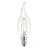 Philips Corepro LED Kaars E14 gebogen punt Filament Helder 2W 250lm - 827 Zeer Warm Wit | Vervangt 25W